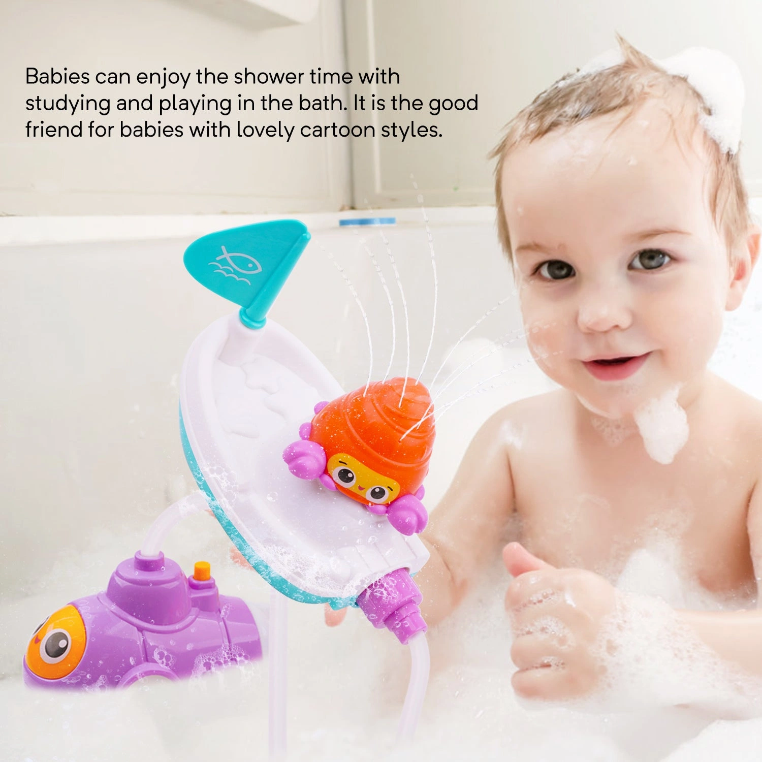 GizmoVine Submarine Splashdown Adventure Set Bath Time Bliss Three Toys in One Ultimate Fun
