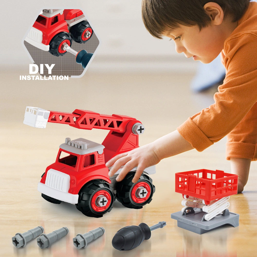 Build & Rescue Fun Kids Construction Set Unleash Imagination Creative Learning Fire Truck Playtime.