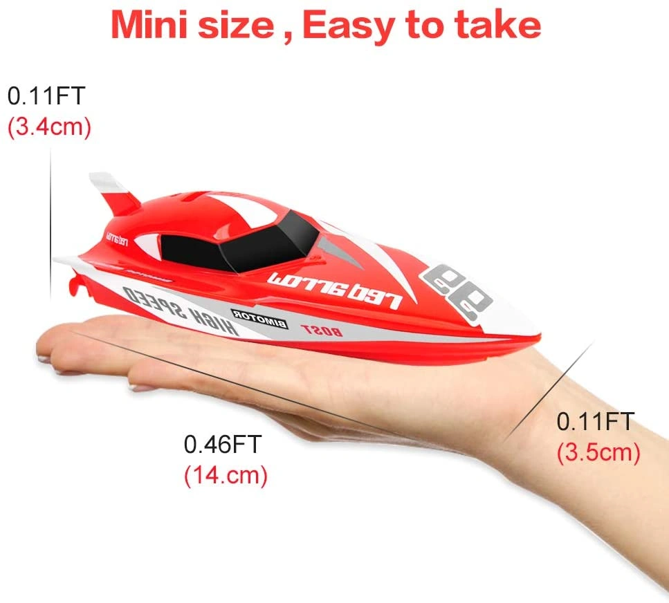 GizmoVine RC Boat: Blast Off Fun for Kids! Pool Racing & Awesome Gifts!